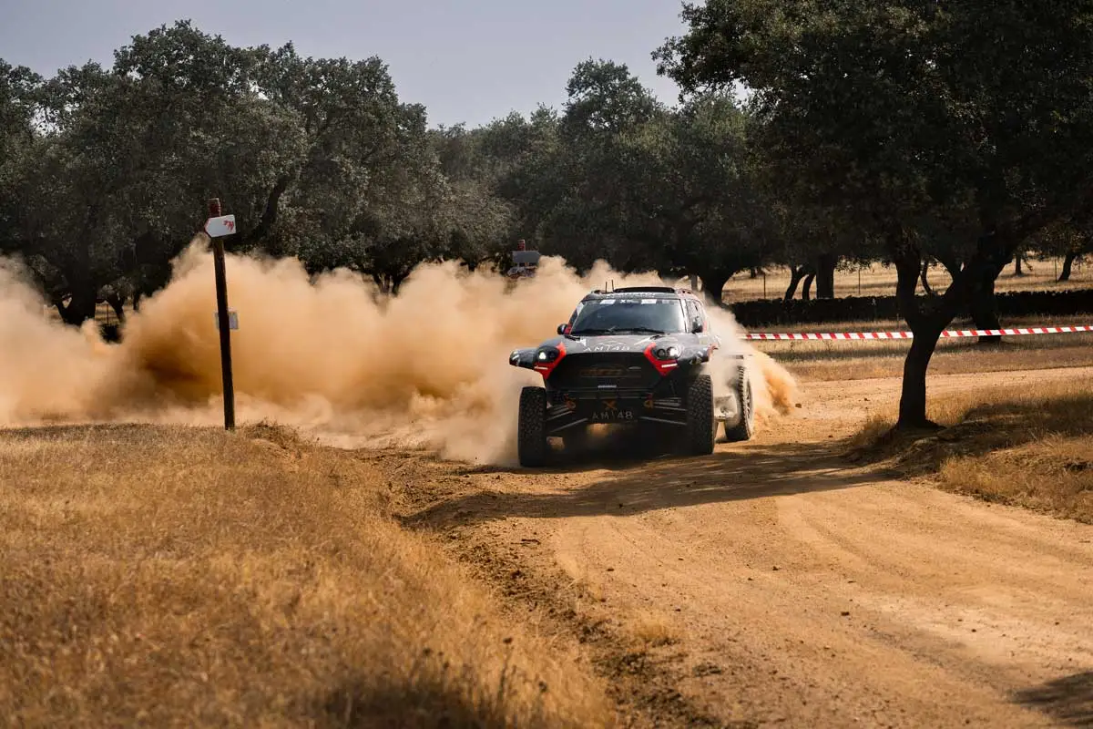 Alejandro Martins en la Baja TT Dehesa Extremadura 2026 durante su camino hacia la victoria
