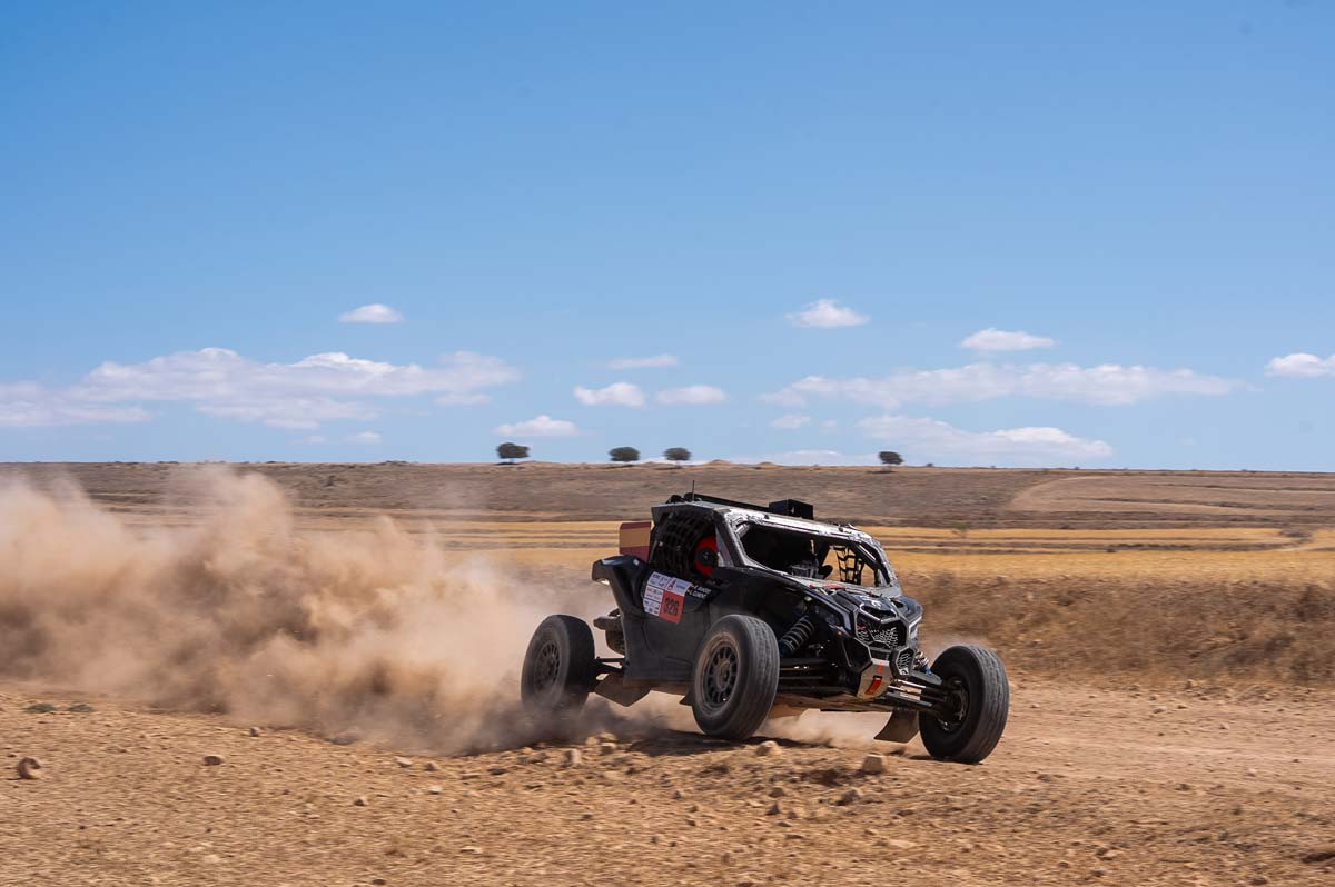 SSV en acción durante la SS3 de la Baja Aragón 2026